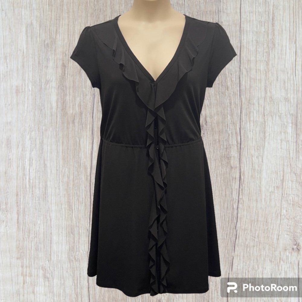 Apt. 9 Black Mini Dress Size L